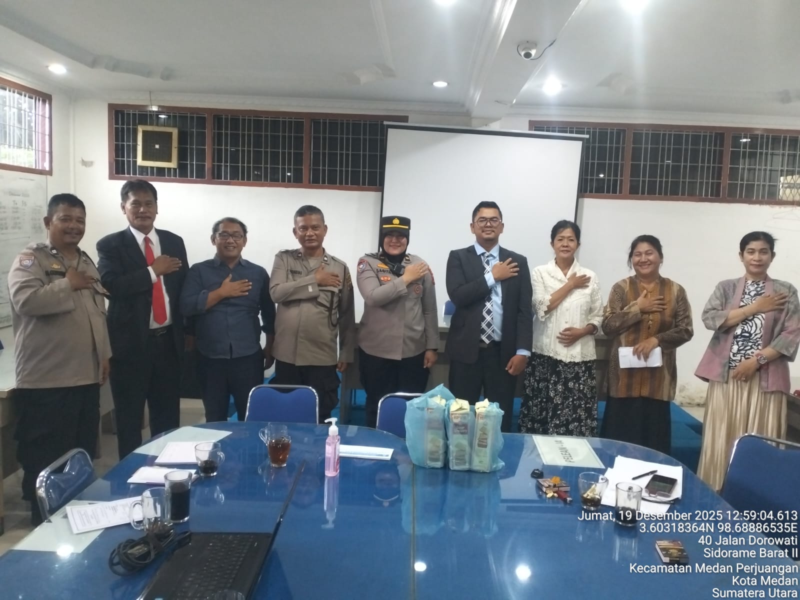 Polsek Medan Timur Sambangi Gereja Prioritas, Cipta Kondisi Kondusif Jelang Natal 2025 dan Tahun Baru 2026