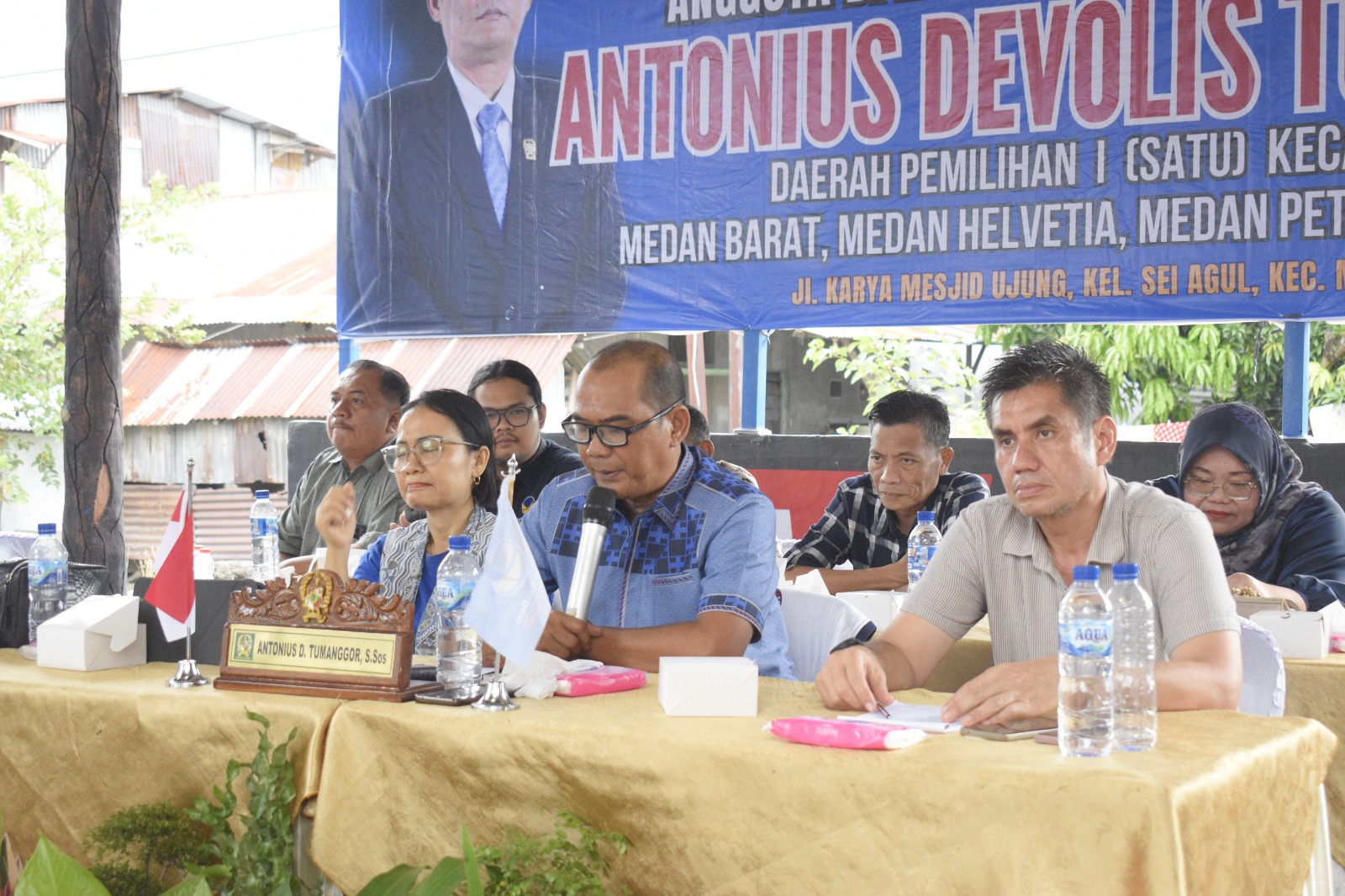 Reses Akhir Tahun, Antonius Tumanggor Dengar Langsung Aspirasi 16 STM Kelurahan Sei Agul