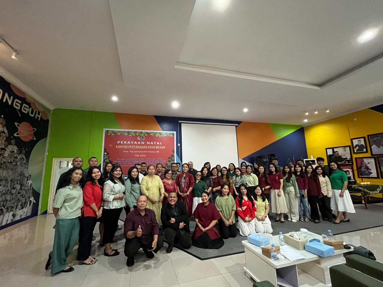 Perayaan Natal Kantor Pertanahan Kota Medan Berlangsung Khidmat dan Penuh Kebersamaan