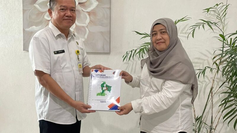 Kantah Deli Serdang Serahkan Laporan Pembaruan Peta ZNT ke Kanwil BPN Sumut