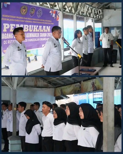 Rutan Pangkalan Brandan Laksanakan Pembukaan Magang Nasional, Tekankan Pengembangan Profesional bagi Peserta