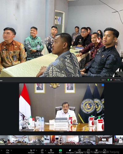 Rutan Tanjung Ikuti Arahan Menteri Imigrasi dan Pemasyarakatan Mengenai Pengadaan Bahan Makanan dan Implementasi KUHAP 2026 Secara Virtual