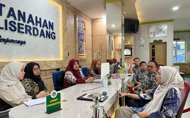 Jelang Nataru, Kantor Pertanahan Deli Serdang Melaksanakan Coaching Clinic ke Petugas Loket