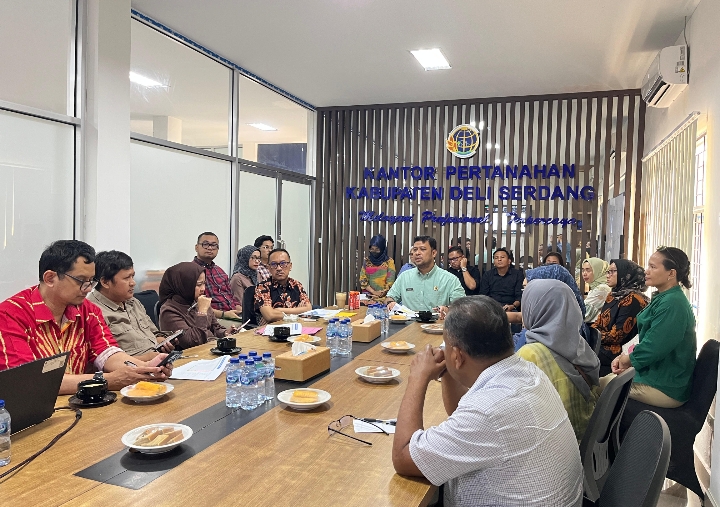 Kabid Penetapan Hak Kanwil BPN Sumut Tinjau Tunggakan Layanan di Kantor Pertanahan Deli Serdang