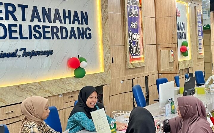 Libur Nataru, Kantor Pertanahan Deli Serdang Tetap Buka Layanan Terbatas