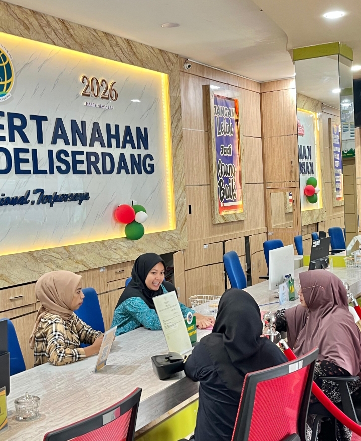 Libur Nataru, Kantor Pertanahan Deli Serdang Tetap Buka Layanan Terbatas
