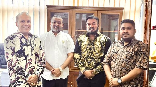 Anggota DPRD Medan Rommy Van Boy Terima Audiensi LK-FORMASII