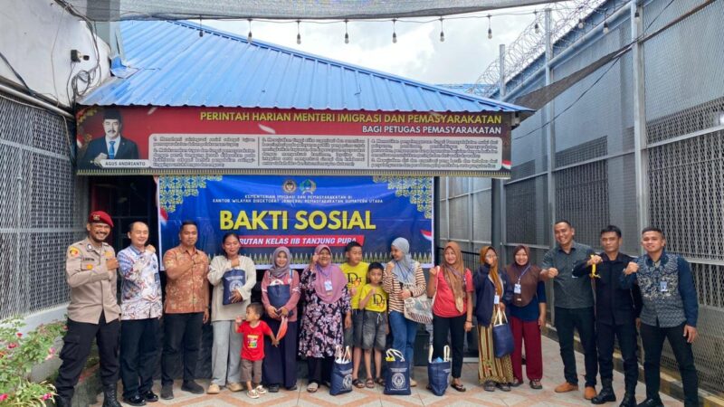 Jumat Berkah, Rutan Tanjung Pura Kembali Berbagi di Awal Tahun 2026