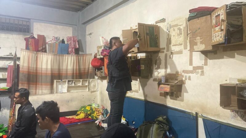 Jawab Isu Narkoba dan Judi, Rutan Kelas IIB Kabanjahe Gelar Razia Mendadak, Hasilnya Nihil