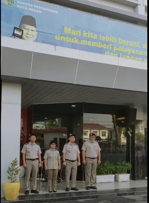 Apel Perdana 2026, Kantor Pertanahan Kota Medan Teguhkan Komitmen Layanan Berkualitas