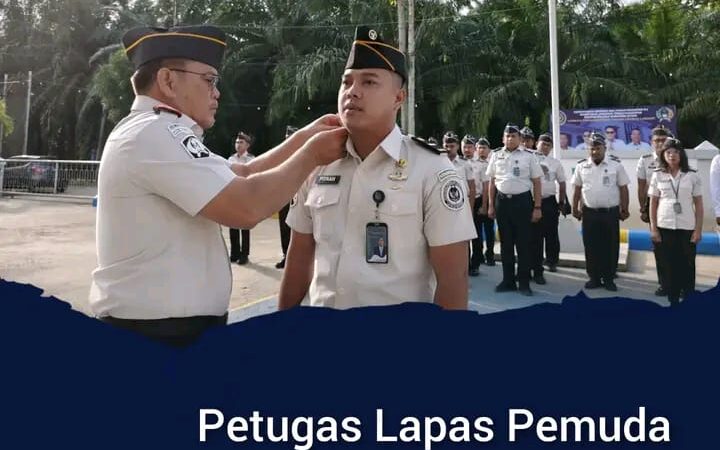 Petugas Lapas Pemuda Langkat Naik Pangkat, Berikut Pesan Kalapas