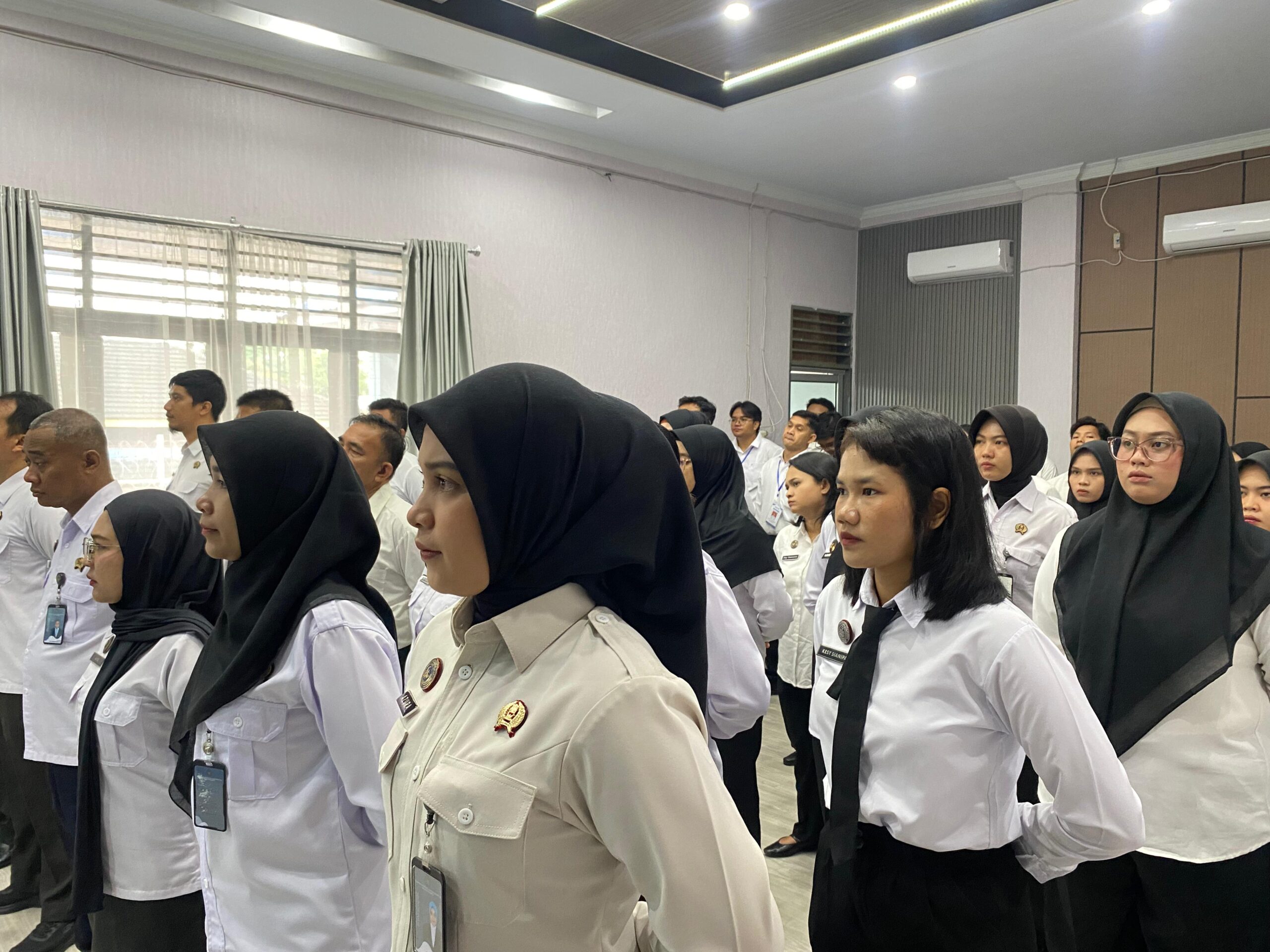 Perkuat Koordinasi dan Konsolidasi, Rutan Tanjung Pura Ikuti Apel Bersama Secara Virtual