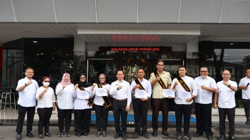 Bangun Budaya Kerja Positif, Kantor Pertanahan Kota Medan Apresiasi Pegawai Berprestasi