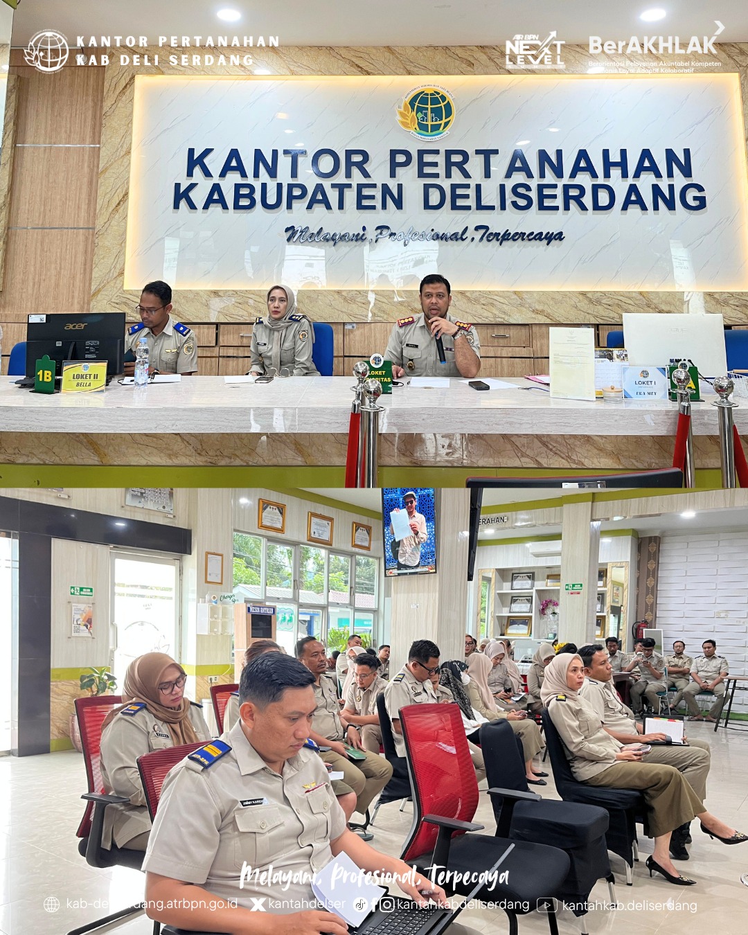 Kepala Kantor Pertanahan Deli Serdang Tekankan Percepatan Penyelesaian Tunggakan