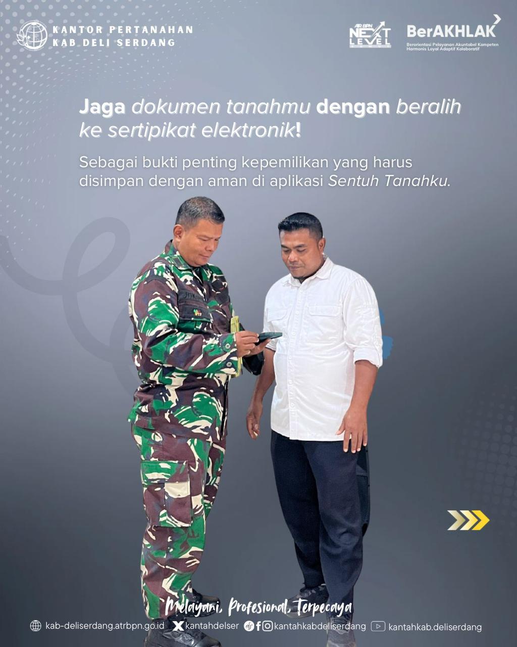 Mahyu Danil Imbau Warga Deli Serdang Segera Urus Sertipikat Tanah dan Hindari Calo