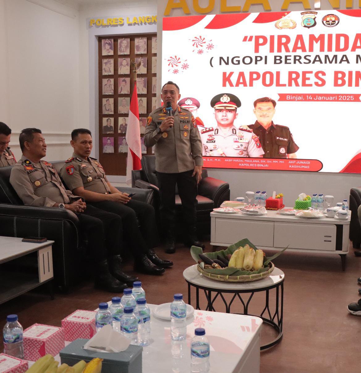 Piramida Bersama Kapolres Binjai 