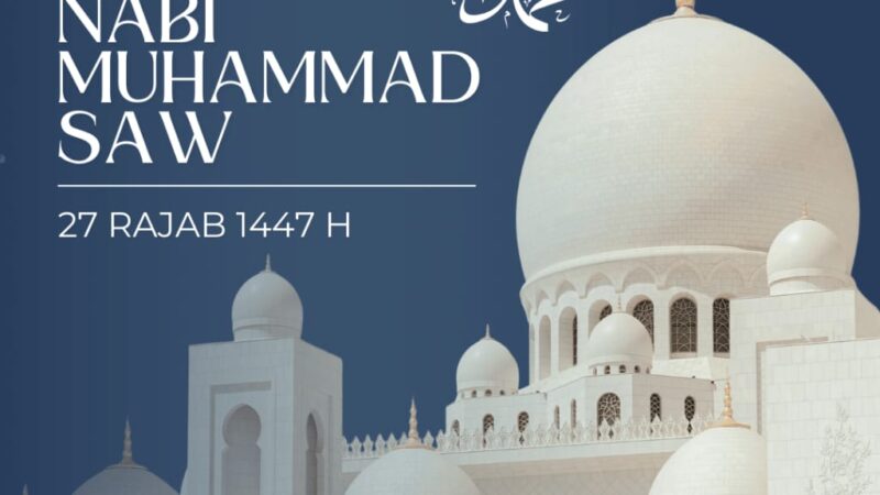 Kantor Pertanahan Kota Medan Ucapkan Selamat Memperingati Isra Mikraj Nabi Muhammad SAW