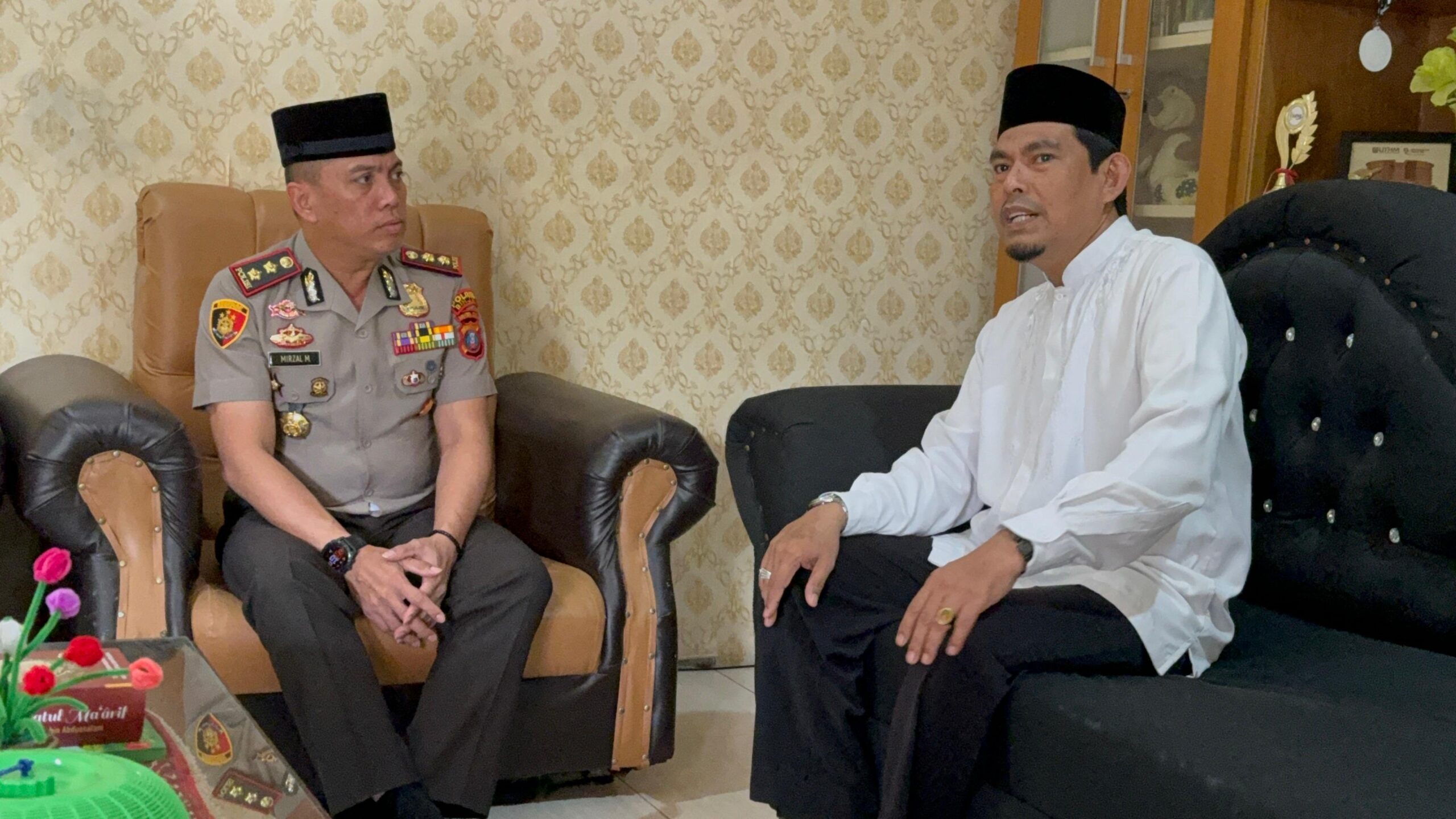 Silaturahmi Kapolres Binjai Bersama Ketua MUI Kota Binjai