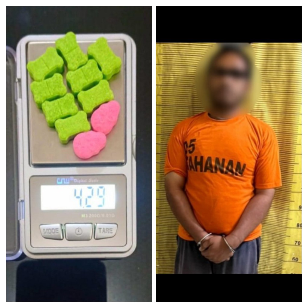 Meresahkan di Kampung Sendiri, Dua Pria Digelangang ke Polres Binjai