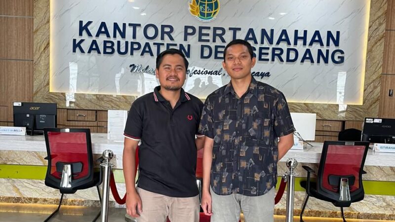 BPN Deli Serdang Buka Layanan PELATARAN, Kepala Kantor: Warga Kini Bisa Urus Sertipikat di Akhir Pekan