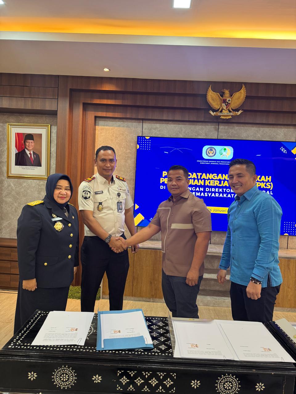 Siap Dukung Program Makan Bergizi Gratis, Karutan Tanjung Pura Hadiri Rapat dan Koordinasi Penandatanganan Kerjasama dengan Mitra