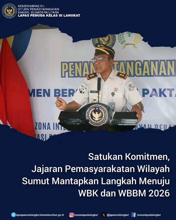 Jajaran Pemasyarakatan Sumut Sepakat Mantapkan Langkah Raih WBK dan WBBM Tahun 2026