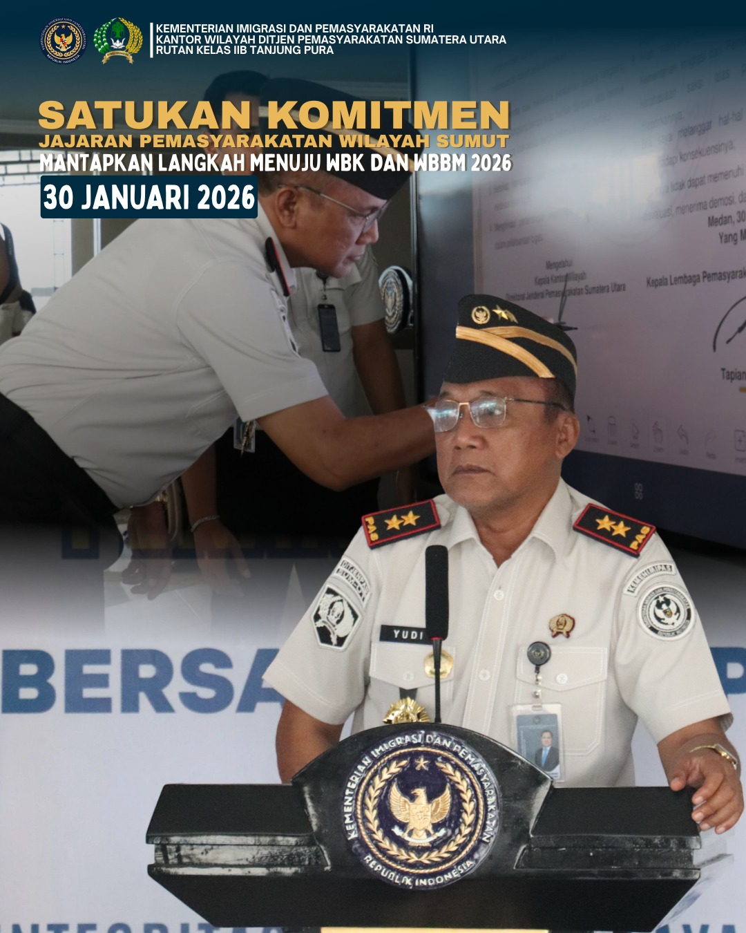 SATUKAN KOMITMEN, JAJARAN PEMASYARAKATAN WILAYAH SUMUT MANTAPKAN LANGKAH MENUJU WBK DAN WBBM 2026