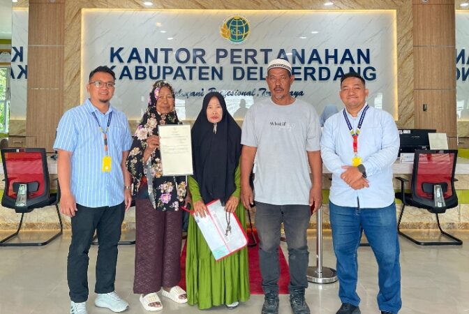 BPN Deli Serdang Buka Layanan PELATARAN Akhir Pekan untuk Urus Sertipikat