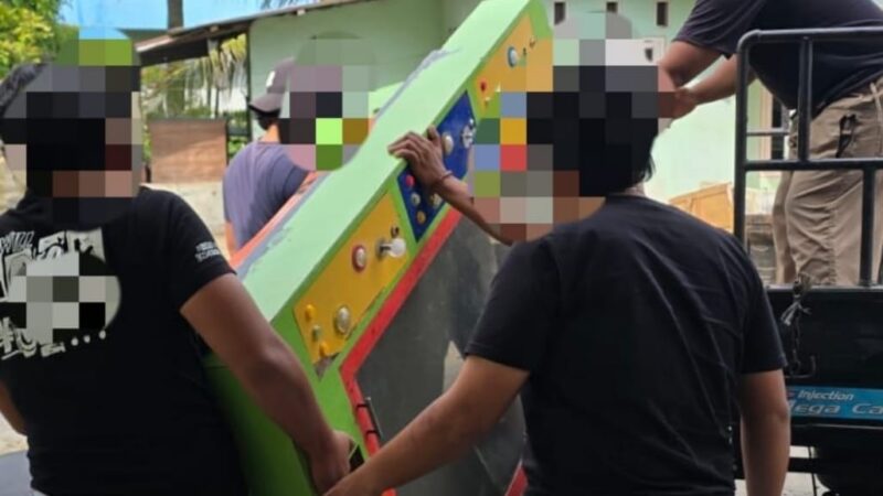 Polres Binjai Menggagalkan Praktik Judi Meja Ikan di Langkat, 2 Tersangka Ditangkap