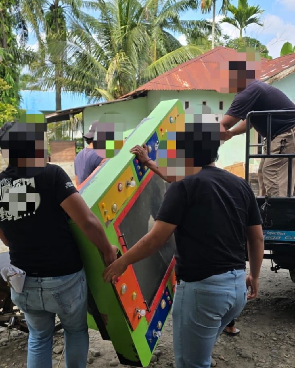 Polres Binjai Menggagalkan Praktik Judi Meja Ikan di Langkat, 2 Tersangka Ditangkap