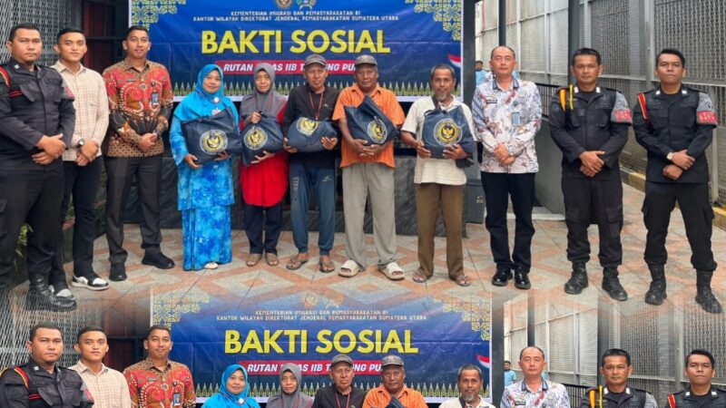 Bantuan Sosial sebagai Wujud Simpati dan Empati, Rutan Tanjung Pura Perkuat Kepedulian terhadap Keluarga Warga Binaan