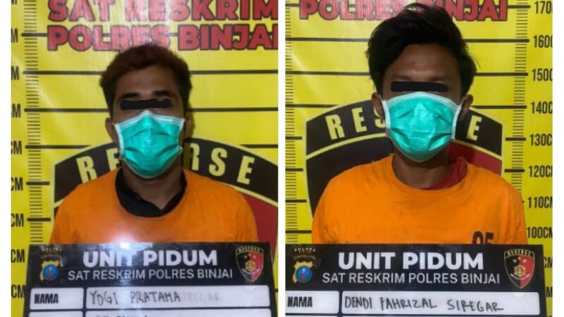 Polres Binjai Tembak Pelaku Pencurian Motor yang Melawan Saat Diamankan