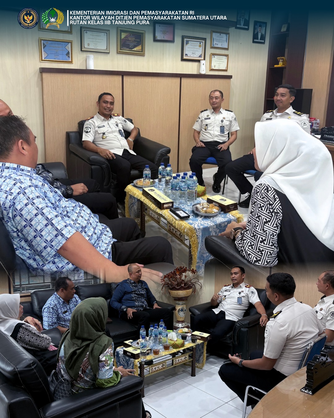 Perkuat Sinergi P4GN, Rutan Tanjung Pura Sambut Kunjungan BNN Kab. Langkat