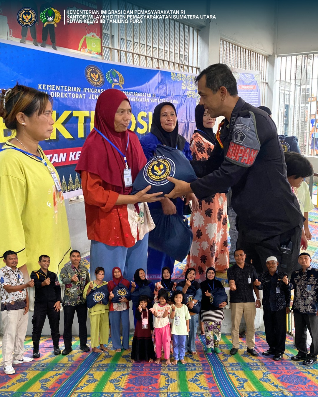 Konsistensi Rutan Tanjung PuraMenebar Berkah Jumat bagi Keluarga WBP