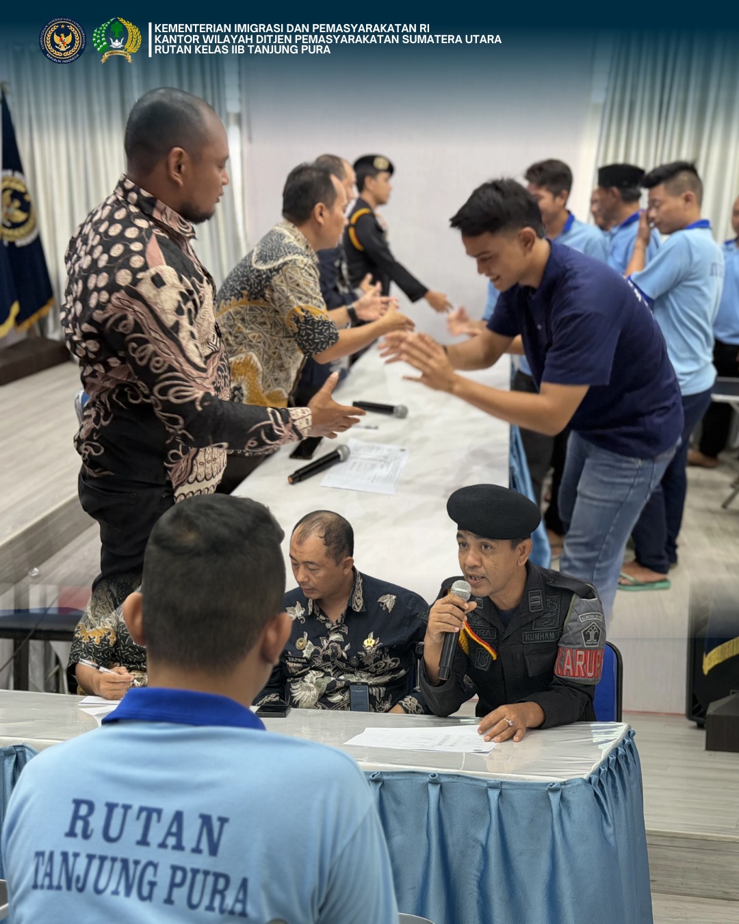 Sambut Bulan Suci Ramadhan, Rutan Tanjung Pura Gelar Sidang TPP dan Resmikan 10 Tamping Tadarus Al-Qur’an