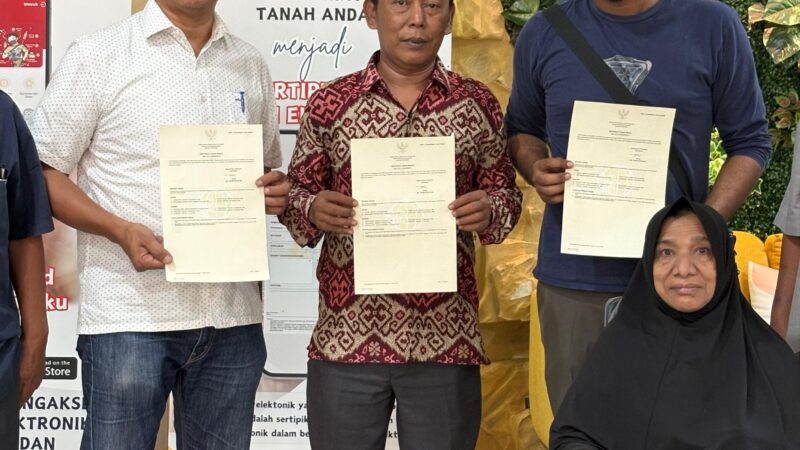 Sertipikat Wakaf Mesjid Al Ikhlas Terbit, Pemohon Apresiasi Dukungan Ahli Waris dan BPN Kota Medan