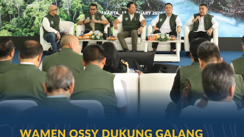 Wamen Ossy Dukung GALANG RTHB sebagai Langkah Strategis Pembangunan Berkelanjutan