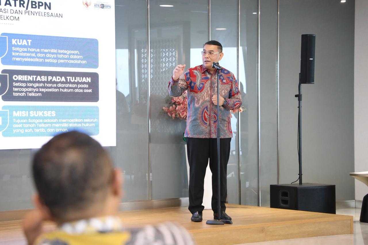 Kementerian ATR/BPN Bentuk Satgas untuk Pengamanan Aset PT Telkom Indonesia