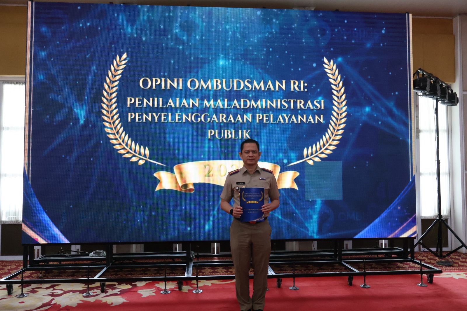 Kantor Pertanahan Kota Medan Raih Opini “Baik” dari Ombudsman Republik Indonesia atas Penyelenggaraan Pelayanan Publik