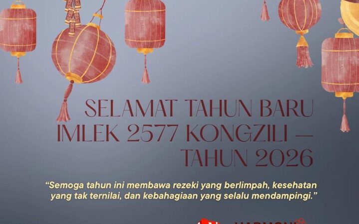 Kantor Pertanahan Deli Serdang Mengucapkan Selamat Tahun Baru Imlek 2577 Kongzili – Tahun 2026