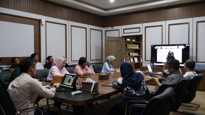 Kantor Pertanahan Kota Medan Gelar Briefing Penilaian Kompetensi bersama PPSDM ATR/BPN via Zoom Dukung Transformasi Layanan