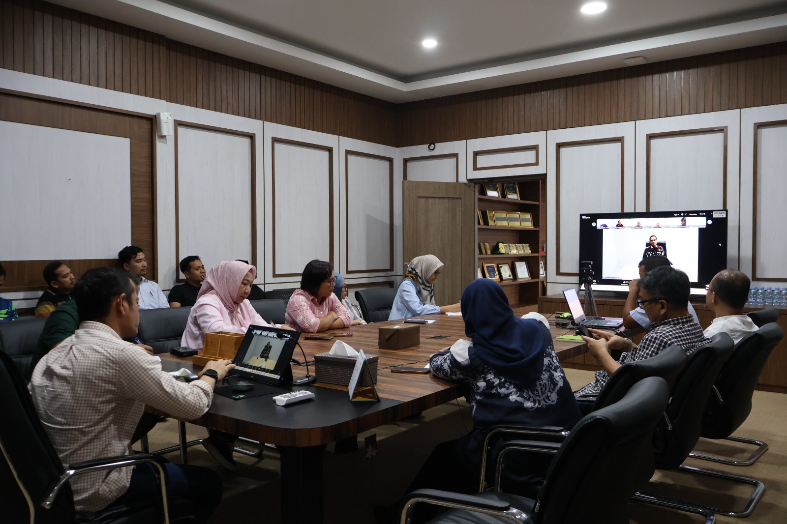 Kantor Pertanahan Kota Medan Gelar Briefing Penilaian Kompetensi bersama PPSDM ATR/BPN via Zoom Dukung Transformasi Layanan