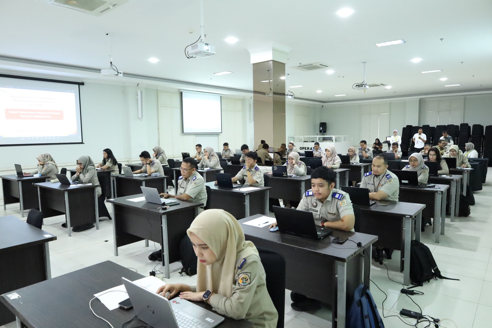 Kantor Pertanahan Kota Medan Ikuti Ujian Penilaian Kompetensi di Kanwil BPN Sumut Dukung Transformasi Layanan