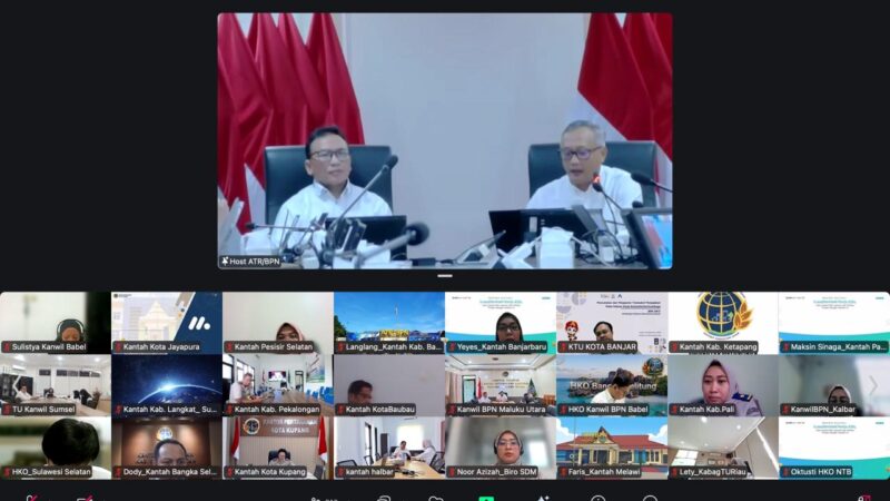 Kembangkan Aplikasi Dashboard SDM, Sekjen ATR/BPN: Proses Mutasi dan Promosi Jadi Lebih Efektif dan Efisien