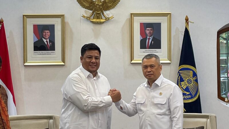 Bupati Samosir Temui Menteri Perhubungan, Usulkan Pembukaan Jalur Penyeberangan Danau Samosir–Tongging.