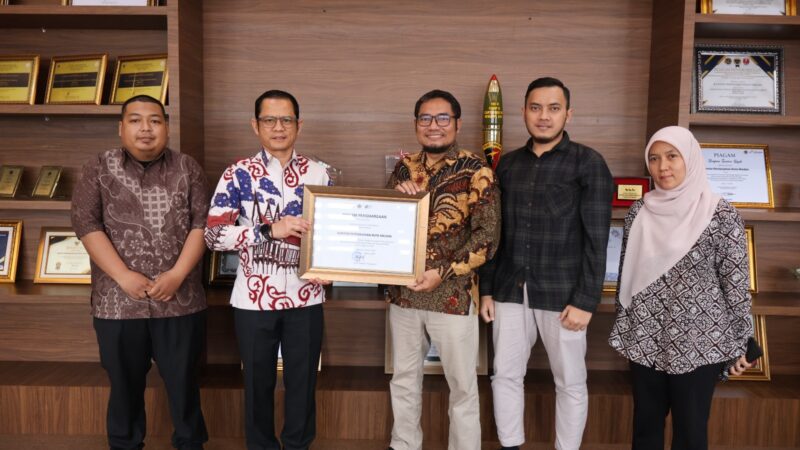 Kantor Pertanahan Kota Medan Raih Penghargaan atas Sinergi Percepatan Sertipikasi Aset LMAN