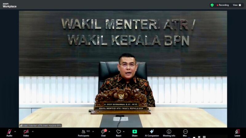 Penyelesaian Berkas Layanan Pertanahan, Wamen Ossy Tegaskan Target Progresif di Akhir Maret 2026