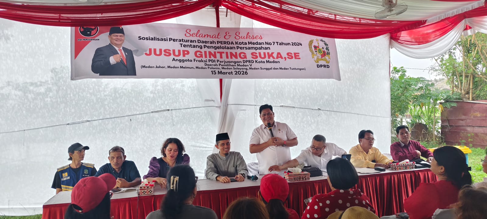Jusup Ginting Suka Soroti Produksi Sampah Medan Capai 2.000 Ton per Hari, Bank Sampah Jadi Solusi