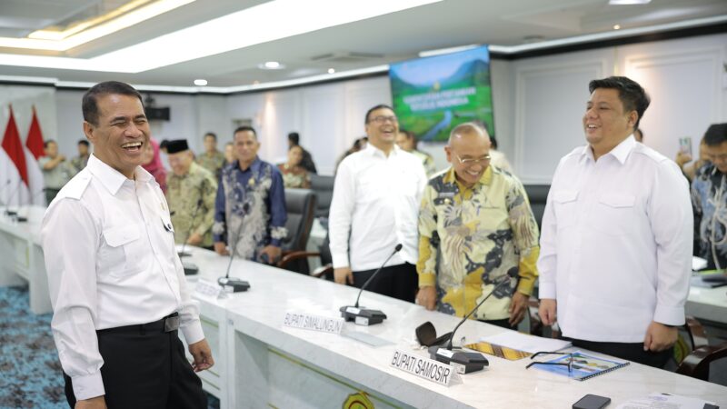 Temui Mentan, Bupati Samosir Dapat Dukungan Pengembangan Kopi 1.900 Hektare dan Kakao 500 Hektare.