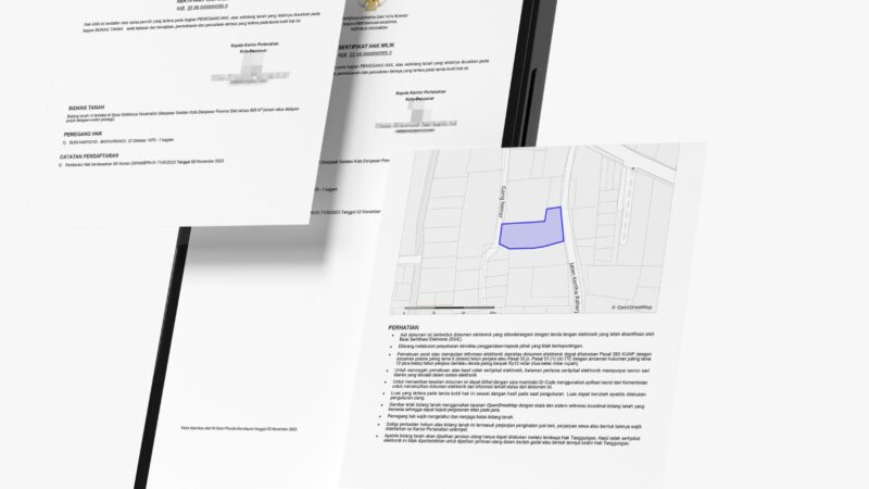 Ketahui Ragam Jenis Sertipikat Tanah dan Perbedaannya